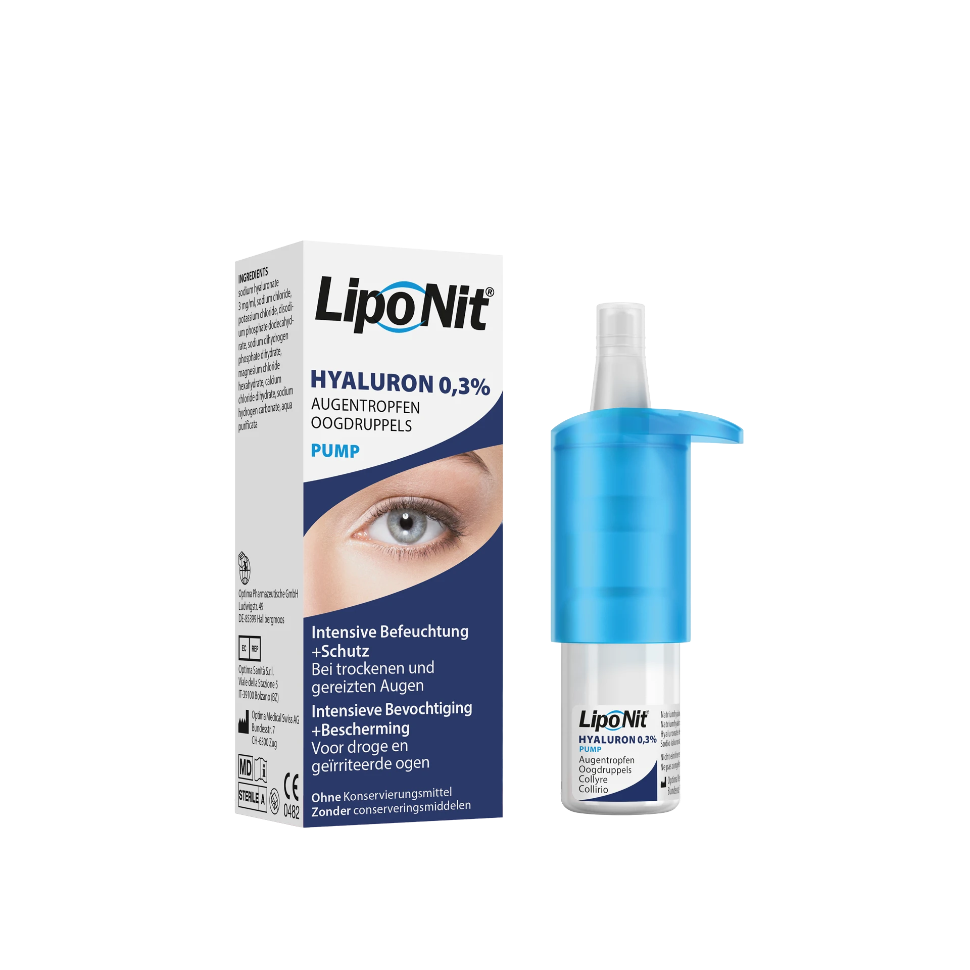 Lipo Nit GEL-Augentropfen 0,3% pump (10ml)